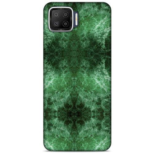 Mermer Desenli (12) Tema Koruyucu Silikon Yeşil Oppo A73 Kılıf