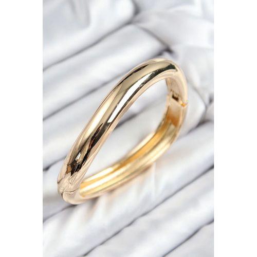 Pirinç Kıvrım Model Gold Renk Kadın Kelepçe