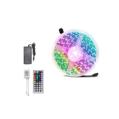 5050 Rgb Led Şerit 5 Metre Uzaktan Kumandalı Ortam Aydınlatma Led