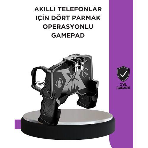 Tetikli Mobil Gamepad Ergonomik Kavramalı Oyun Atı