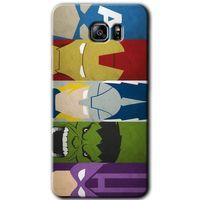 MRCİLETİSİM MRCİLETİSİM Samsung Galaxy Note 5 Kılıf HD Desen Baskılı Arka Kapak + Temperli Cam - Avengers-1