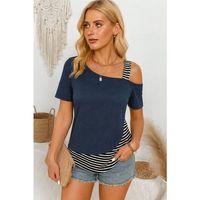 Kadın Kısa Kollu Omuzdan Askılı Viskon Bluz