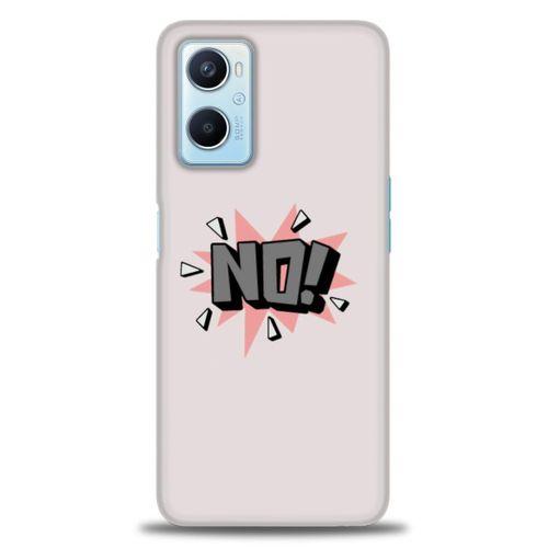Oppo A96 4G Kılıf HD Baskılı Kılıf - No + Tam Ekran Koruyucu