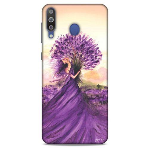 Y.Liva-2021 Özel Seri Lavanta Samsung Galaxy M30 Kılıf Silikon Kapak