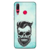 Lopard Huawei P Smart Z Uyumlu Kılıf Tattoo's (25) Antişok Kapak Mustache