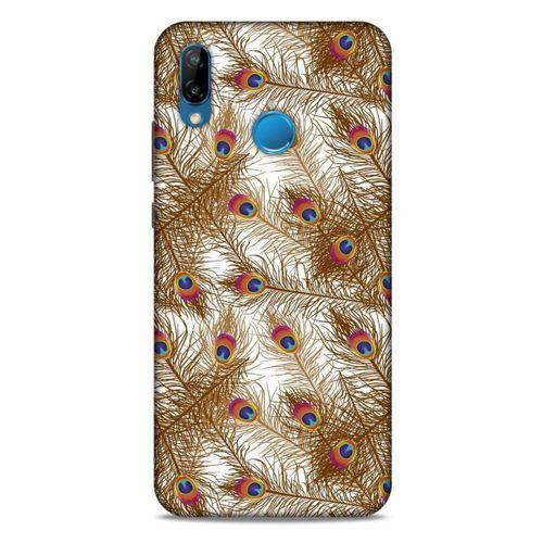 Huawei P20 Lite Kılıf Desenli Özel Seri Tüyler (25) Antişok Kapak