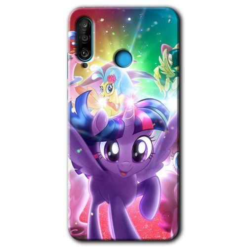 Huawei P30 Lite Kılıf HD Desen Baskılı Arka Kapak - Pony