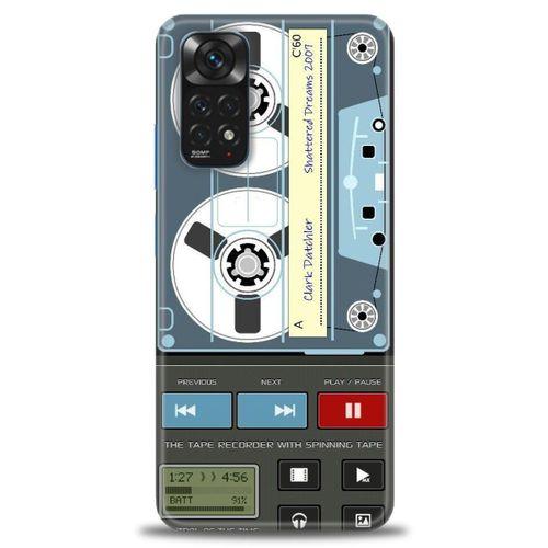Xiaomi Redmi Note 11 Kılıf HD Baskılı Kılıf - Nostaljik Kaset + Tam Ekran Koruyucu