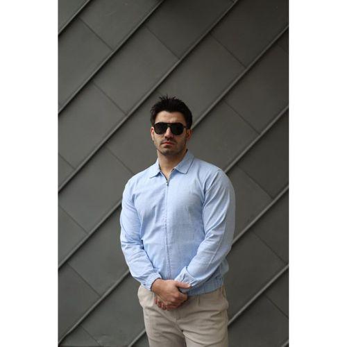 Erkek Pamuklu Keten Kumaş Ceket