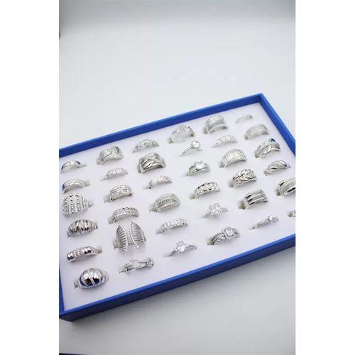 36'lı Xuping Yüzük Seti - Gümüş