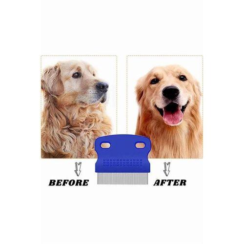 Evcil Hayvan Bit Tarağı Seti Paslanmaz Çelik Bıçaklı 4'lü Set