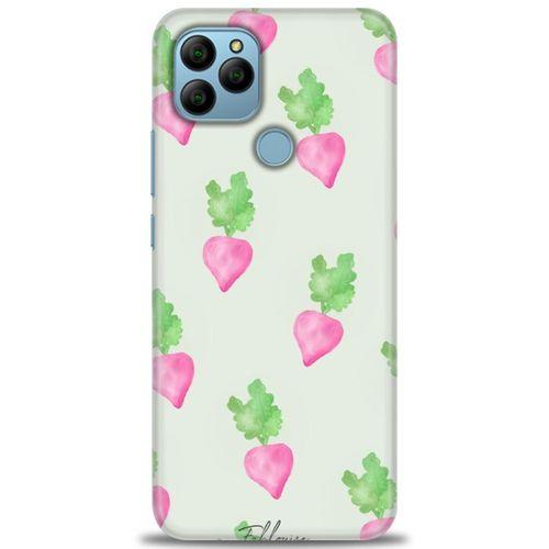 General Mobile GM 21 Kılıf HD Baskılı Kılıf - Pembe Havuçlar + Tam Ekran Koruyucu