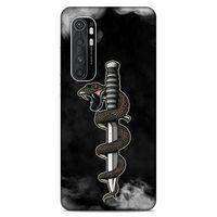 Lopard Xiaomi Mi Note 10 Lite Uyumlu Kılıf Tattoo's (11) Tam Koruma Yılan Dövmesi