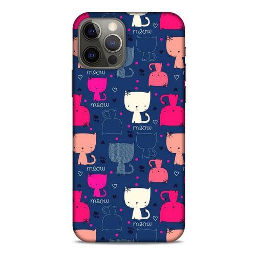 Lopard Apple iPhone 12 Pro Uyumlu Kılıf Kediler (5) Koruma Kabı Miyav