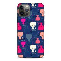 Lopard Apple iPhone 12 Pro Uyumlu Kılıf Kediler (5) Koruma Kabı Miyav