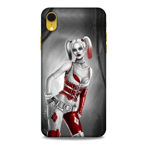 Apple iPhone XR Uyumlu Kılıf Harley Quinn (39) Liquid Crystal Kılıf Açık Limon