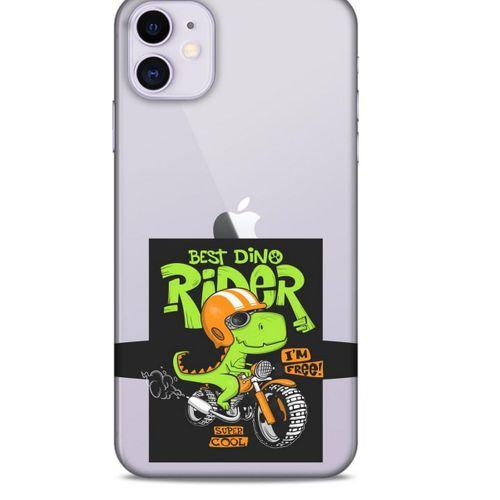 Zoologix (58) Apple iPhone 12 Şeffaf Kılıf Silikon Desenli