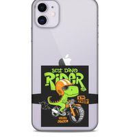 Zoologix (58) Apple iPhone 12 Şeffaf Kılıf Silikon Desenli