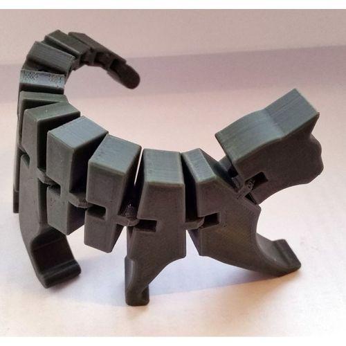 Esnek Kedi Oyuncağı Pla Baskı Siyah Renk 00970