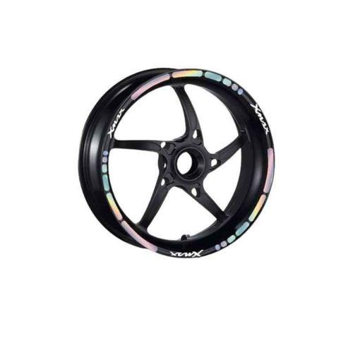 YAMAHA Yamaha Hologramlı Iıı Xmax Uyumlu 1 Set Jant Şeridi