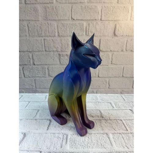 Koyu Rainbow Kedi Biblo Modern Salon Ve Raf Dekoru