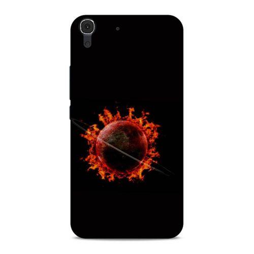 Lopard Huawei Honor 8a Uyumlu Kılıf FireX (47) Crystal Flex Kılıf Satürn Ateşi