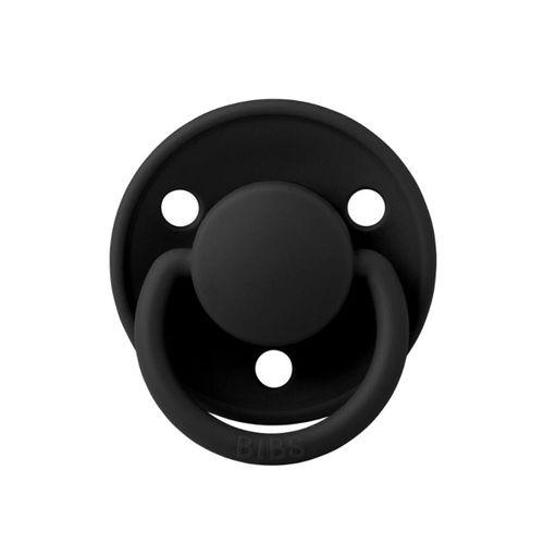 Eğitici Çocuk Bibs De Lux Silikon Emzik 0-36 Ay Black