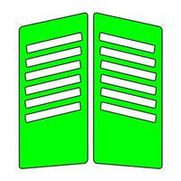 SEVGENT Cg Florasan Yeşil Yan Kapak Sticker