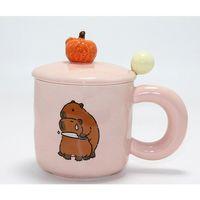 3d Capybara Desenli Porselen Kupa Bardak Alk4504