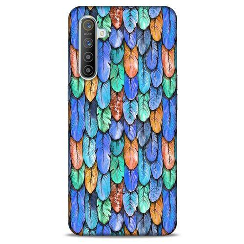 Oppo Realme XT Kılıf Desenli Özel Seri Tüyler (37) Silicone Cover
