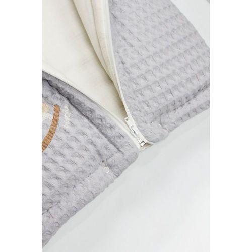 Bistyle Bistyle Fermuarlı Natural Life Pike Battaniye Boy 70114 Gri