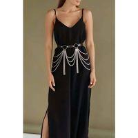 Zincirli Ayarlanabilir Şık Deri Kemer Harness - Brf729