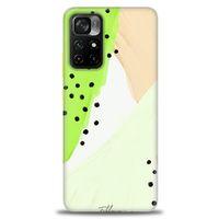 Xiaomi Redmi Note 11 Pro Plus Kılıf HD Baskılı Kılıf - Fıstık Yeşili + Tam Ekran Koruyucu