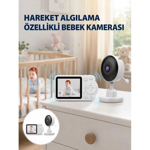 Gece Görüşlü Bebek Kamerası Ninni Ve Alarm Özellikli Yeni Nesil
