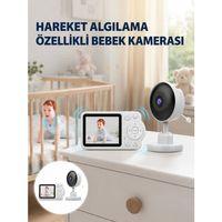 Gece Görüşlü Bebek Kamerası Ninni Ve Alarm Özellikli Yeni Nesil