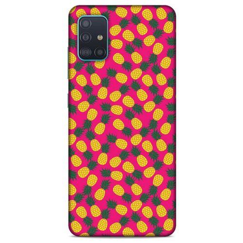 Frutix Ananas 03 Samsung Galaxy A51 Kılıf Desenli Silikon