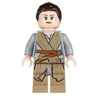 Lego Minifigür Rey Dark Tan Tied Robe with gun sw0677