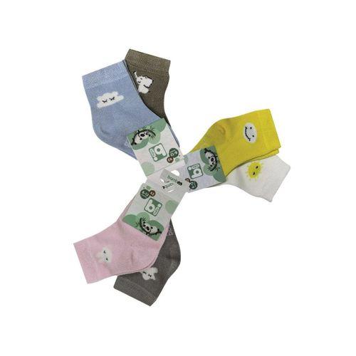 Bibaby Bibaby Desenli Bamboo 2Li Çorap 68384 Taş-Mavi
