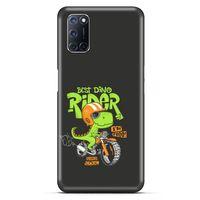 Animax Bisikletli Dinozor Alcatel 3x 2020 Kılıf Desenli Silikon