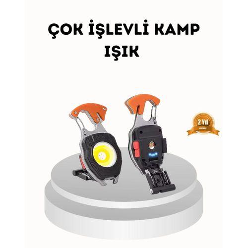 Şarj Edilebilir Çok Amaçlı Mini Fener – Güvenlik Düdüklü, Kompakt Ve Hafif Tasarım