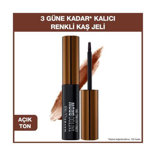 Maybelline New York Açık Ton Tattoo Brow Geçici Kaş Dövmesi - 3 Güne Kadar Kalıcı Kaş Jeli