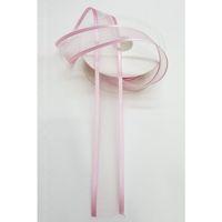 Bebe Pembe Organze Saten Kurdele 2,5Cm