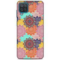Lopard Samsung Galaxy A12 Uyumlu Kılıf Ethnic Culture (16) Kalın Kılıf