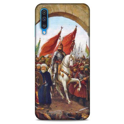 Samsung Galaxy A50 Uyumlu Kılıf Ottoman (40) Fit Silikon Kılıf İstanbul'un Fethi