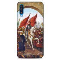 Samsung Galaxy A50 Uyumlu Kılıf Ottoman (40) Fit Silikon Kılıf İstanbul'un Fethi