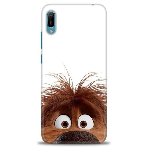 Huawei Y6 2019 Kılıf HD Baskılı Kılıf - Sevimli Köpek + Tam Ekran Koruyucu