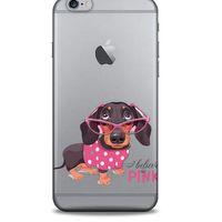 Zoologix (32) Apple Iphone 6S Plus Şeffaf Kılıf Silikon Desenli