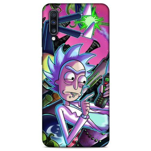 Samsung Galaxy A70s Uyumlu Kılıf Rick And Morty (20) Koruyucu Kılıf MC Haps