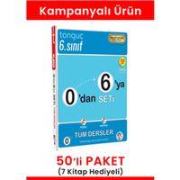 0'dan 6'ya Konu Anlatımlı Soru Bankası Seti 50' lu Paket (7 Set Hediyeli)