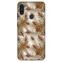 Samsung Galaxy M11 Kılıf Desenli Özel Seri Tüyler (25) Antişok Kapak